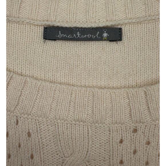 Baby Pink Excellent Condition Smartwool Delicate Cable Knit Sweater Size Medium - Picture 2 of 4